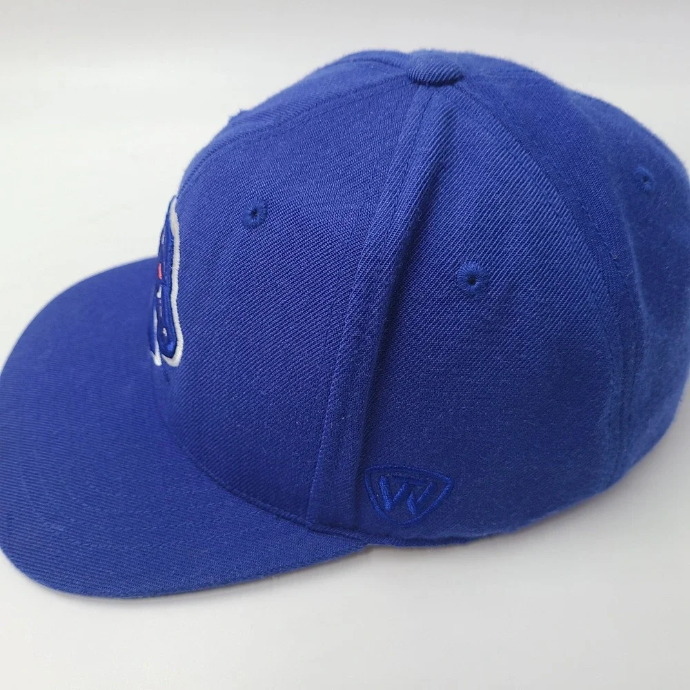 Boise State Broncos Hat Fitted 7 3/8 Top of the World Blue NCAA Wool Blend Men‎
